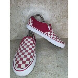 Vans Classic Checkerboard Shoes Women Sz 7.5 Slip On Casual Comfort Sneakers
